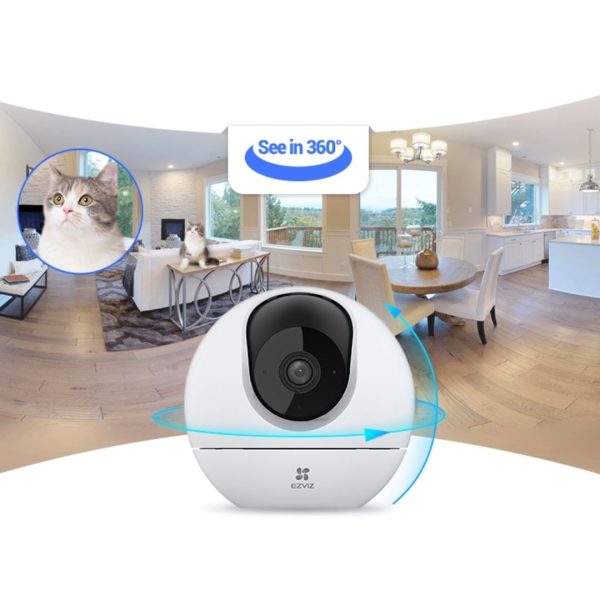 Cámara Ezviz C6 WIFI Doméstica Inteligente CS-C6-A0-8C4WF 2K Det ...