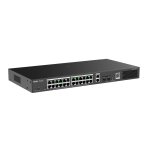 Switch 28 Puertos PoE Gigabit RG-ES228GS-P Administración Inteligente Nube Ruijie Reyee